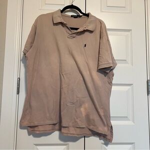 Ralph Lauren Vintage Men's Polo Shirt - FLAWS (see description)